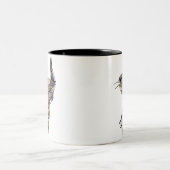 2 Couleurs Tasse impressionnante de roitelet (Centre)