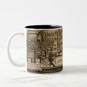 2 Couleurs Tasse incroyable de style vintage Londres