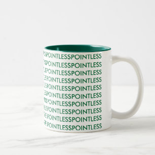2 Couleurs Tasse injustifiée - "une pléthore d'injustifié