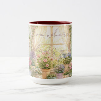 2 Couleurs Tasse Inspirante pour Amoureux des Plantes, Jardin