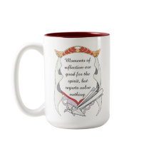 Tasse Inspirante Réfléchir mais ne pas Regretter