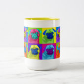 2 Couleurs tasse inspirée de carlin (Centre)