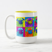 2 Couleurs tasse inspirée de carlin (Gauche)