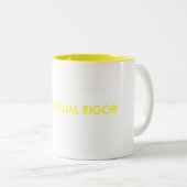 2 Couleurs Tasse INTELLECTUELLE de RIGUEUR (Devant droit)