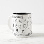 2 Couleurs Tasse intéressante de lamantins (Devant gauche)