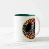 2 Couleurs Tasse internationale de paix (Devant droit)