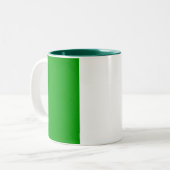 2 Couleurs Tasse irlandaise de drapeau (Devant gauche)