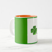 2 Couleurs Tasse irlandaise de drapeau (Devant gauche)