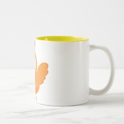 2 Couleurs Tasse jaune de flèche (Droit)