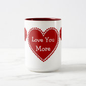 2 Couleurs Tasse Je T'aime Plus (Centre)