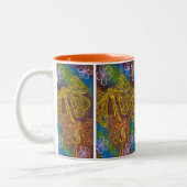 2 Couleurs Tasse joyeuse de libellule (Gauche)