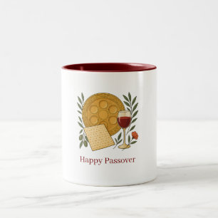 2 Couleurs Tasse - Joyeuse Pâque