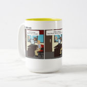 2 Couleurs Tasse JT002 (Devant gauche)