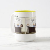 2 Couleurs Tasse JT003 (Devant gauche)