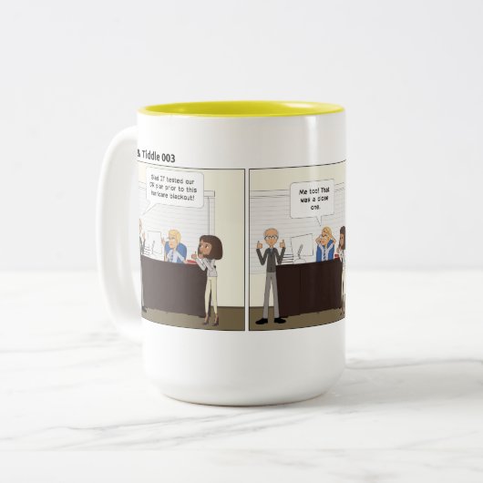 2 Couleurs Tasse JT003 (Devant gauche)
