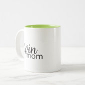 2 Couleurs Tasse jumelle de maman (Devant gauche)
