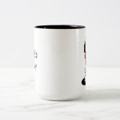 2 Couleurs Tasse KiniArt Doodle (Centre)