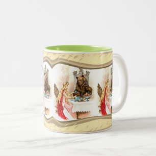 2 Couleurs Tasse La Belle au Bois Dormant et la Bête Rose