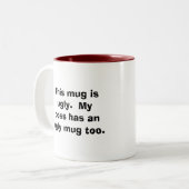 2 Couleurs Tasse laide (Devant gauche)