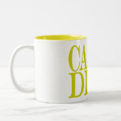 2 Couleurs Tasse latine de citation de Carpe Diem (Gauche)