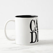 2 Couleurs Tasse latine de citation de Carpe Diem (Gauche)