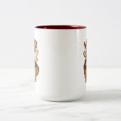 2 Couleurs Tasse Latte Nap café (Centre)