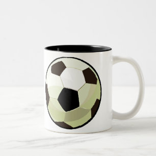 2 Couleurs Tasse - le football