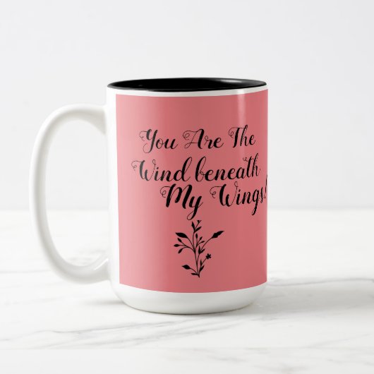 2 Couleurs Tasse Le Vent Sous Mes Ailes (Gauche)