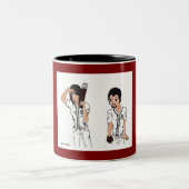 2 Couleurs Tasse Let's Play Ball (Centre)
