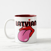 2 Couleurs Tasse letton (Gauche)