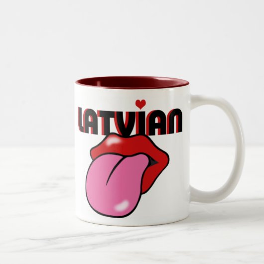 2 Couleurs Tasse letton (Droit)