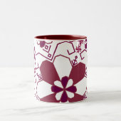 2 Couleurs Tasse letton du soleil (Centre)