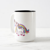 2 Couleurs Tasse Licorne et Fée Amis (Devant gauche)