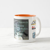 2 Couleurs Tasse littéraire de mutilation (Devant droit)