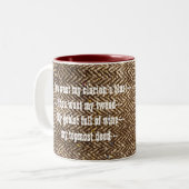 2 Couleurs Tasse littéraire de tweed de John Keats (Devant gauche)