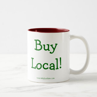 2 Couleurs Tasse locale de racine d'achat saint de ferme -