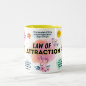 2 Couleurs Tasse Loi D'Attraction (Centre)