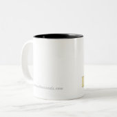 2 Couleurs Tasse - loup (Devant gauche)
