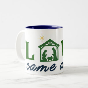 2 Couleurs Tasse Love Came Down