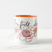 2 Couleurs Tasse Love Faith Aloha Torch Ginger (Centre)
