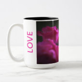 2 Couleurs Tasse Love Roses (Gauche)