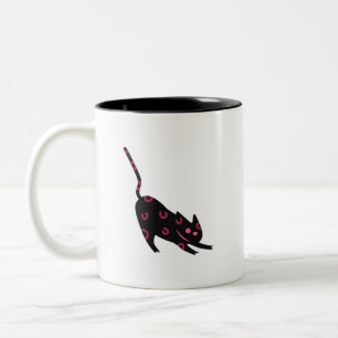 2 Couleurs Tasse Lucky Panther   Énergie de Chat Audacieuse