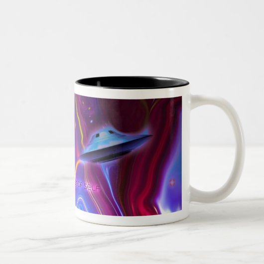 2 Couleurs Tasse magenta de dimension d'UFO (Droit)
