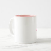 2 Couleurs Tasse magique de fille (Devant gauche)
