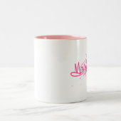 2 Couleurs Tasse magique de fille (Centre)