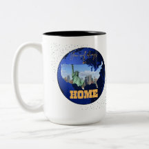Tasse Magique Photo Personnalisée Carte du Pays Vo