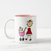 2 Couleurs Tasse Maman Et Bébé (Gauche)
