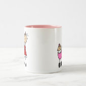 2 Couleurs Tasse Maman Et Bébé (Centre)