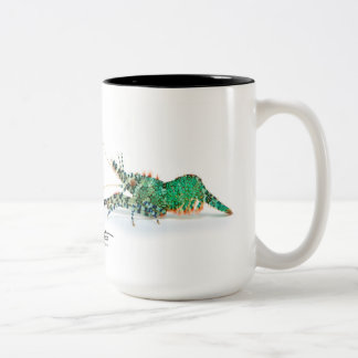 2 Couleurs Tasse marbrée de crevette