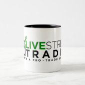 2 Couleurs Tasse marchande de LiveStream (Centre)